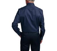 ETERNA Herren Langarmhemd COMFORT FIT Twill 100% Baumwolle bügelfrei blau Größe 46