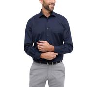 ETERNA Male Cover Shirt unifarben Comfort FIT 43_H_1/1, 1/1, Navy