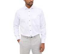ETERNA LANGARM HEMD COMFORT FIT COVER SHIRT TWILL WEISS - 41