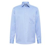 COMFORT FIT Cover Shirt in blau unifarben 47 blau