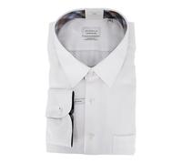 ETERNA Comfort Fit Hemd Business unifarben (DE/NL/SE/PL, Kragenweite, 45, Regular, Regular, weiß 03)