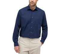 ETERNA Comfort Fit Hemd Langarm Button Down Kragen Karo navy Größe 42