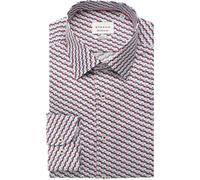 ETERNA Comfort Fit Hemd rot, Bedruckt