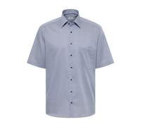 ETERNA - Hemd Twill Kurzarm blau - Gr. - 42
