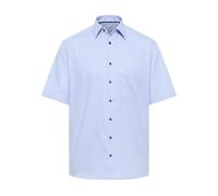 ETERNA COMFORT FIT Kurzarm Hemd mittelblau hahnentritt 1181-12-K181 50 65