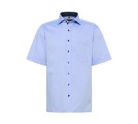 COMFORT FIT Hemd in blau unifarben 42