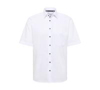 ETERNA Herren Kurzarmhemd Weiß ? Comfort Fit Businesshemd, Non Iron, 100 % Baumwolle 52
