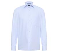 ETERNA Comfort Fit Hemd Langarm New Kent Kragen Streifen blau Größe 43