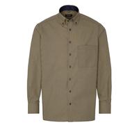 ETERNA COMFORT FIT Langarm Hemd popeline gelb-blau kariert 8918-75-E144 40 65