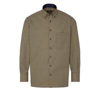 ETERNA COMFORT FIT Langarm Hemd popeline gelb-blau kariert 8918-75-E144 50 65