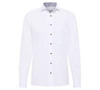 ETERNA Comfort Fit Hemd Langarm New Kent Kragen weiß Größe 45