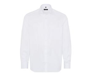 ETERNA - Comfort Fit: Langarmhemd weiß - Gr. - 43