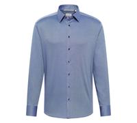 ETERNA COMFORT FIT Natural Stretch Langarm Hemd mittelblau dobby 2132-17-E181 - Dynamic Cotton 41 65