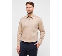 Langarmhemd ETERNA "COMFORT FIT", Herren, Gr. 40, Normalgrößen, braun, 100% cotton, normal, Hemden, NON IRON (bügelfrei) (49622606-40) braun
