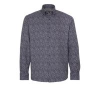 ETERNA COMFORT FIT UPCYCLING SHIRT Langarm Hemd blau floral 2397-38-QS9L 50 65