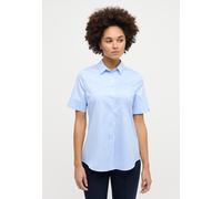 ETERNA - Cover Shirt Bluse Twill Kurzarm hellblau - Gr. - 48