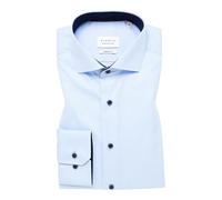 ETERNA LANGARM HEMD MODERN FIT COVER SHIRT TWILL HELLBLAU MIT PATCHUNG - 48