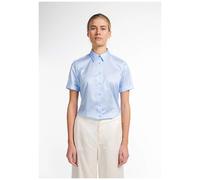 Eterna Damen Bluse Modern Classic 5008-10-H708 kurzarm Gr. 38 blau