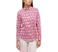 ETERNA Damen Printbluse Regular FIT 1/1 weinrot 42_D_1/1