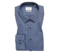 ETERNA Slim Fit Hemd blau, Strukturiert