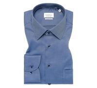 ETERNA - Dynamic Cotton Dobbydesign super langer Arm (72 cm) denim - Gr. - 41/Langarm - 65cm