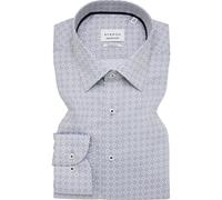ETERNA Dynamic Cotton Modern Fit Hemd hellgrau, Bedruckt