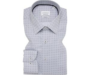 ETERNA Dynamic Cotton Modern Fit Hemd hellgrau, Bedruckt