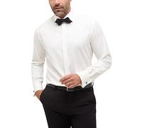 eterna Mode Cover Shirt Modern Fit Langarm Kentkragen Beige Größe 41