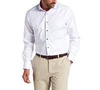 Eterna Hemd Modern Fit Cover Shirt Twill Weiß Langarm Gr. 40 65 cm