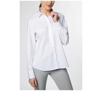 Eterna ETERNA SCHNITT CHAMBRAY STRETCH weiß, GERADE, Gr. 36 D780