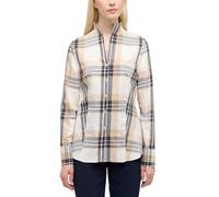 ETERNA - Bluse Flanell Langarm beige - Gr. - 44/Langarm