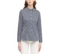 Hemdbluse ETERNA "REGULAR FIT", Damen, Gr. 40, blau (navy), 100% cotton, klassisch, Blusen, EASY IRON (bügelleicht) (39057525-40) navy