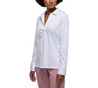 ETERNA Female Jersey Shirt Bluse unifarben Regular FIT 46_D_1/1, 1/1, weiß