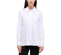 ETERNA Female Satin Shirt Bluse unifarben Loose FIT 38_D_1/1, 1/1, weiß