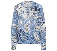ETERNA Female Schlupfbluse Bedruckt Oversize FIT 44_D_1/1, 1/1, blau