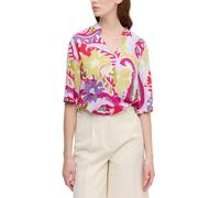 Schlupfbluse in rosa bedruckt 46