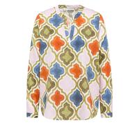 Tunika in olive bedruckt 46