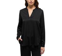 ETERNA Female Viscose Shirt Bluse unifarben Loose FIT 50_D_1/1, 1/1, schwarz