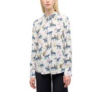 ETERNA Female Viskosebluse Regular FIT 38_D_1/1, 1/1, Indigo