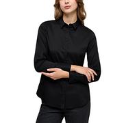 Hemdbluse ETERNA "FITTED", Damen, Gr. 40, schwarz, 4% Elasthan, 26% Polyamid, 70% Lyocell, klassisch, schmal, Blusen, EASY IRON (bügelleicht) (61472013-40) schwarz