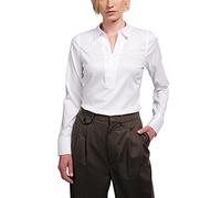 ETERNA Fitted Bluse Langarm Performance Hemdkragen Stretch weiß Größe 38