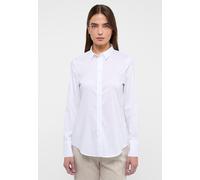 ETERNA - Performance Shirt Bluse Twill Langarm weiß - Gr. - 34/Langarm