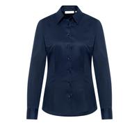 ETERNA FITTED Langarm Bluse marine satin 5585-19-DF48 - SATIN SHIRT 42