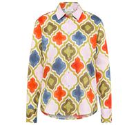 ETERNA FITTED Langarm Bluse olive satin 7687-45-D352 38