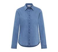 ETERNA FITTED Langarm Bluse real indigo 5515-18-DF53 42