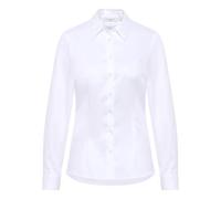 ETERNA FITTED Langarm Bluse weiss satin 5585-00-DF48 - SATIN SHIRT 42