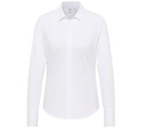 ETERNA FITTED Langarm Bluse weiss stretch 5780-00-DY70 - Japenese Knitted 40