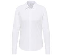 ETERNA FITTED Langarm Bluse weiss stretch 5780-00-DY70 - Japenese Knitted 46