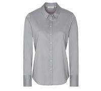 Hemdbluse ETERNA "FITTED" Gr. 42, grau (hellgrau) Damen Blusen (74045644-42) hellgrau
