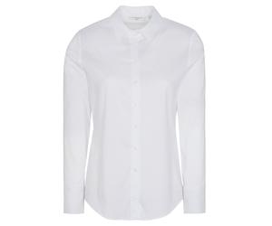 ETERNA FITTED Performance Shirt Langarm Bluse weiss twill 5377-00-DF04 36